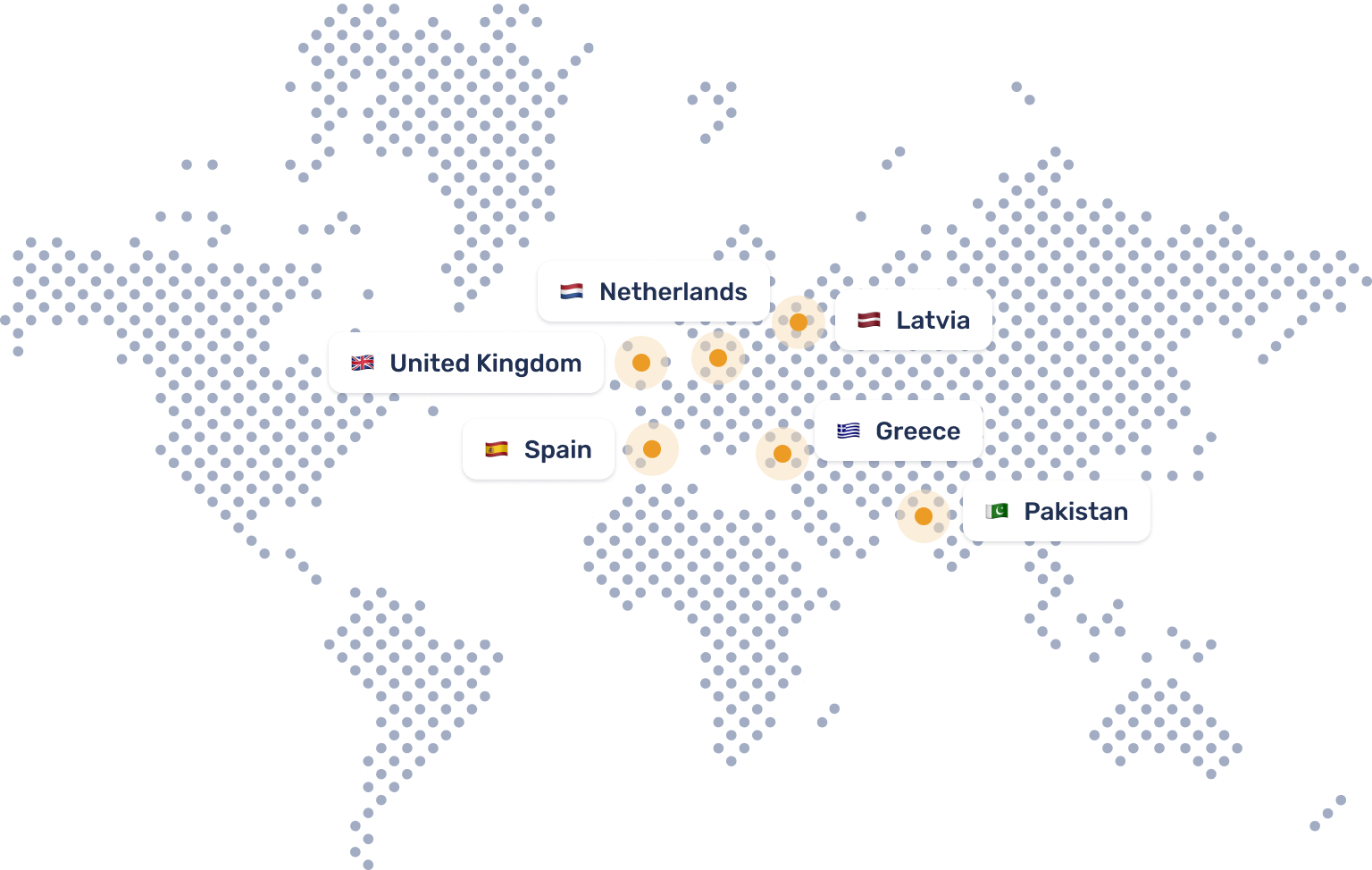 Map of all AppSignal employees