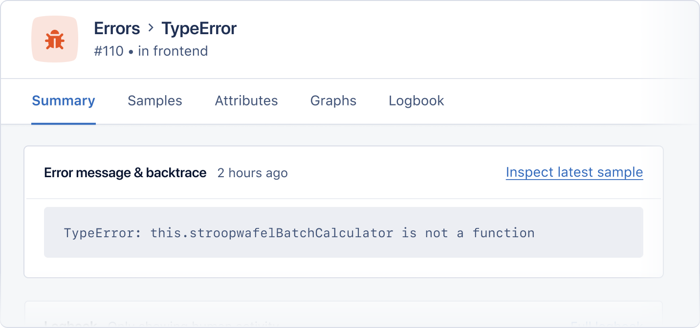 Stimulus exception in AppSignal.
