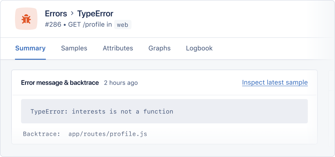Koa error incident summary.
